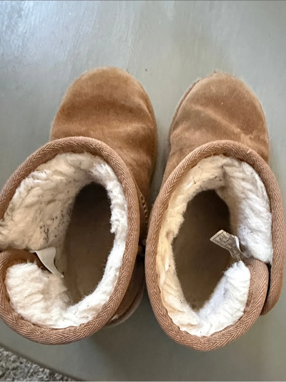 UGG Kids Classic Mini Suede Boots - Chestnut